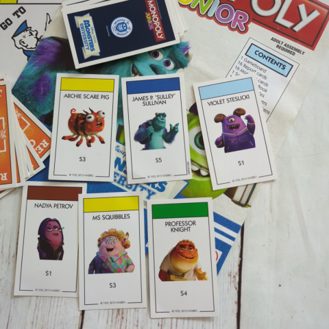 Gra Monopoly JUNIOR MONSTERS UNIVERSITY po angielsku Gra Monopoly JUNIOR MONSTERS UNIVERSITY po angielsku