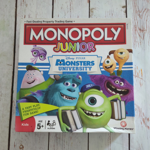 Gra Monopoly JUNIOR MONSTERS UNIVERSITY po angielsku Gra Monopoly JUNIOR MONSTERS UNIVERSITY po angielsku