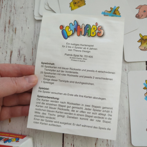 ICH HAB'S - uniwersalna gra na spostrzegawczość ICH HAB'S - uniwersalna gra na spostrzegawczość