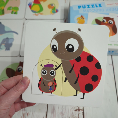 Matching Animals - zwierzęta i ich dzieci - 12 zwierząt Matching Animals - zwierzęta i ich dzieci - 12 zwierząt