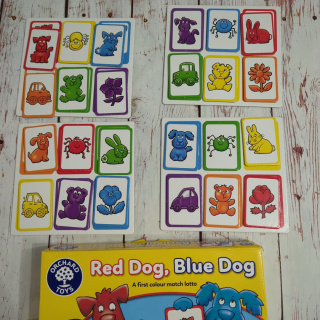 Red Dog, Blue Dog - Orchard Toys