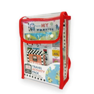 Travel Activity Pack - książka, naklejk, gra SNAP oraz nadmuchiwany globus ze zwierzętami