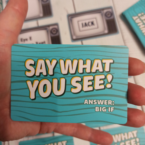 Say what you see - gra w skojarzenia Say what you see - gra w skojarzenia
