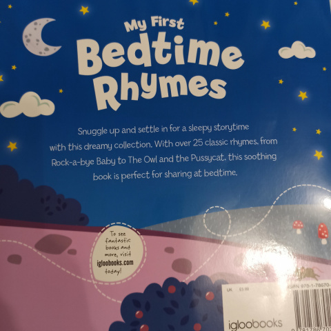 Książka MY FIRST BEDTIME RHYMES