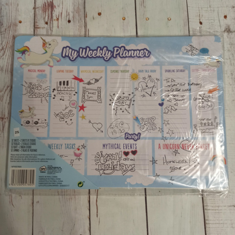 My Weekly Planner NOWY z naklejkami