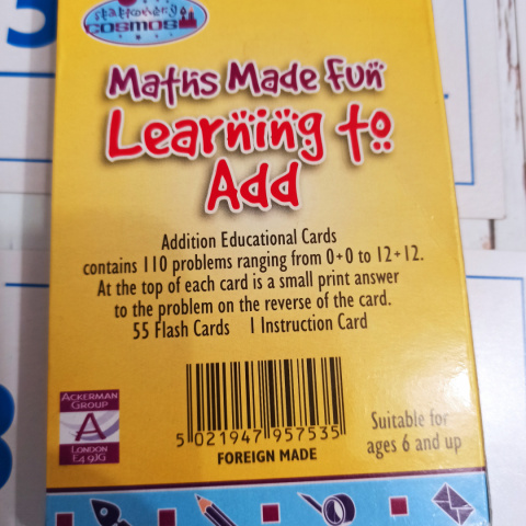 Maths Made Fun - Learning to Add - karty z dodawaniem Maths Made Fun - Learning to Add - karty z dodawaniem