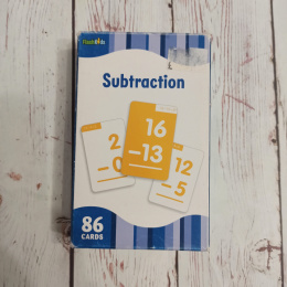 Subtraction Flashcards - karty z odejmowaniem