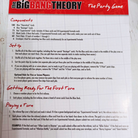 The Big Bang Theory - Party Game