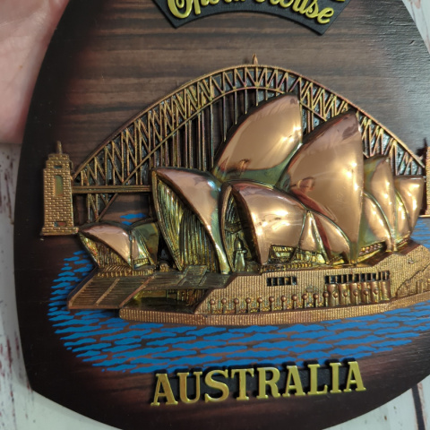 Australia - SYDNEY Harbour Bridge, Opera House - Obrazek 3D na drewnie, do powieszenia na ścianie Australia - SYDNEY Harbour Bridge, Opera House - Obrazek 3D na drewnie, do powieszenia na ścianie