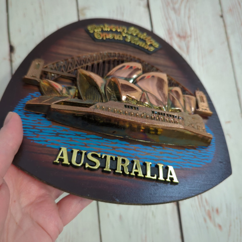 Australia - SYDNEY Harbour Bridge, Opera House - Obrazek 3D na drewnie, do powieszenia na ścianie Australia - SYDNEY Harbour Bridge, Opera House - Obrazek 3D na drewnie, do powieszenia na ścianie