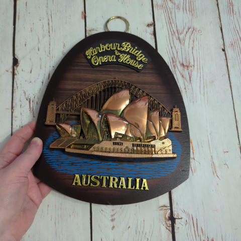 Australia - SYDNEY Harbour Bridge, Opera House - Obrazek 3D na drewnie, do powieszenia na ścianie Australia - SYDNEY Harbour Bridge, Opera House - Obrazek 3D na drewnie, do powieszenia na ścianie