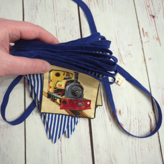Banner/girlanda Brytyjskie Lokomotywy BRITISH RAILWAYS m.in. Flying Scotsman, Golden Arrow i inne