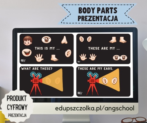 Body Parts PREZENTACJA - w pliku PDF Body Parts PREZENTACJA - w pliku PDF