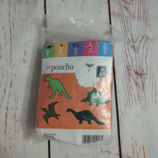 Dinosaur Park KIDS Poncho - na zajęcia o dinozaurach, do przebrania - age 4-6
