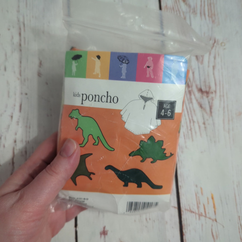 Dinosaur Park KIDS Poncho - na zajęcia o dinozaurach, do przebrania - age 4-6 Dinosaur Park KIDS Poncho - na zajęcia o dinozaurach, do przebrania - age 4-6