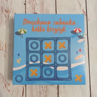 Duże nadmuchiwane KÓŁKO I KRZYŻYK 90x90 cm NOWE