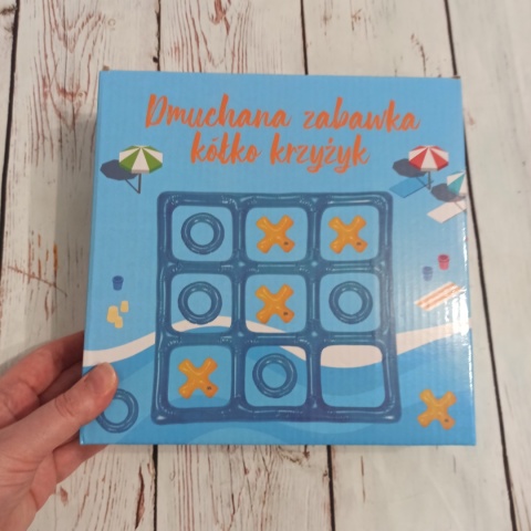 Duże nadmuchiwane KÓŁKO I KRZYŻYK 90x90 cm NOWE
