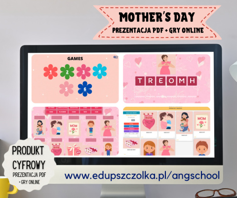 MOTHER'S DAY PREZENTACJA dla dzieci pdf + 6 interaktywnych gier online MOTHER'S DAY PREZENTACJA dla dzieci pdf + 6 interaktywnych gier online