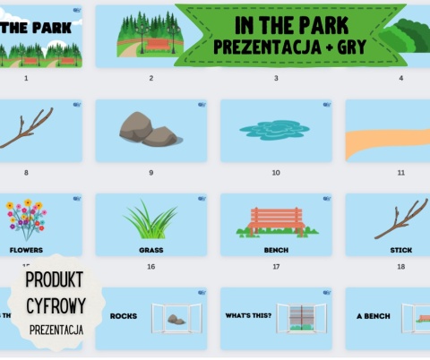 IN THE PARK prezentacja PDF + interaktywne gry IN THE PARK prezentacja PDF + interaktywne gry