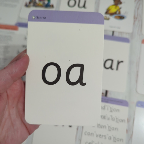 Karty do nauki czytania po angielsku Phonics Flashcards w woreczku Karty do nauki czytania po angielsku Phonics Flashcards w woreczku