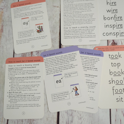 Karty do nauki czytania po angielsku Phonics Flashcards w woreczku Karty do nauki czytania po angielsku Phonics Flashcards w woreczku