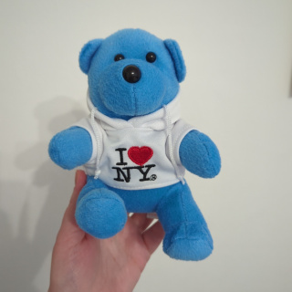 Miś I love NY New York 16x10 cm