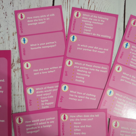 Mr & Mrs – A Game for All Partners - jak dobrze znasz drugą osobę Mr & Mrs – A Game for All Partners - jak dobrze znasz drugą osobę