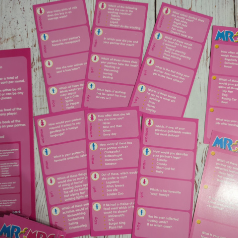 Mr & Mrs – A Game for All Partners - jak dobrze znasz drugą osobę Mr & Mrs – A Game for All Partners - jak dobrze znasz drugą osobę