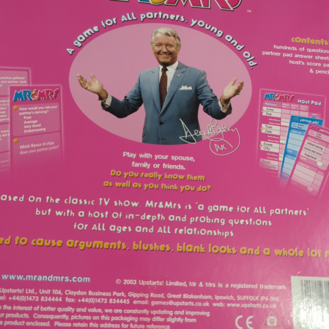 Mr & Mrs – A Game for All Partners - jak dobrze znasz drugą osobę Mr & Mrs – A Game for All Partners - jak dobrze znasz drugą osobę