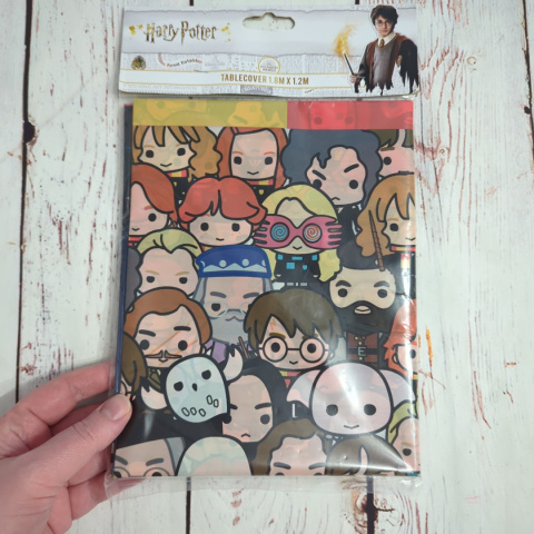 Plastikowy obrus Harry Potter 180x120 cm NOWY Plastikowy obrus Harry Potter 180x120 cm NOWY