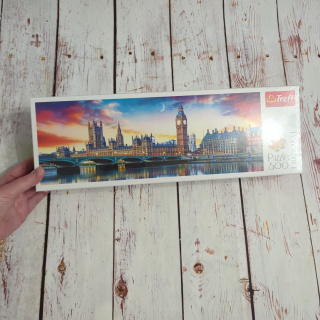 Puzzle Panorama Londynu - 500 elementów NOWE