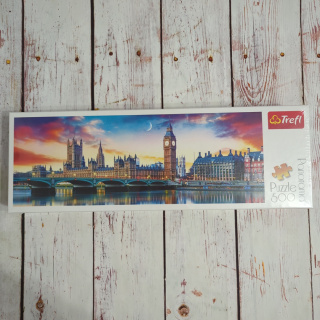 Puzzle Panorama Londynu - 500 elementów NOWE