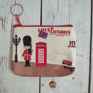 Saszetka/Portmonetka Love London z brytyjskimi symbolami NOWY