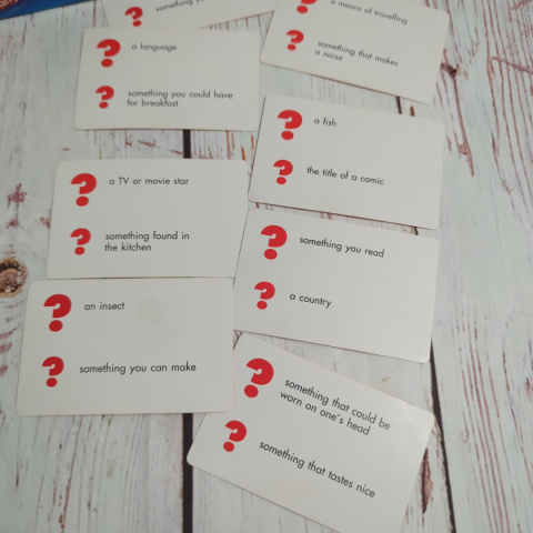 Tell Me Quiz - odpowiedzi do kategorii na wylosowaną literkę - gra ze spinnerem z literkami Tell Me Quiz - odpowiedzi do kategorii na wylosowaną literkę - gra ze spinnerem z literkami