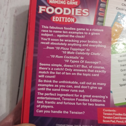 Tension Foodies Edition - jedzeniowa Familiada - top 10 naming game