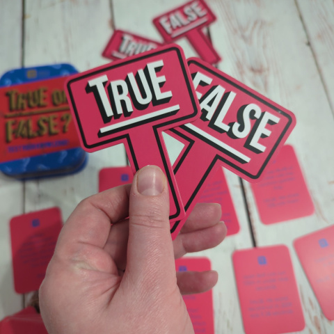 True or False - Test your knowledge - gra z tabliczkami True or False - Test your knowledge - gra z tabliczkami