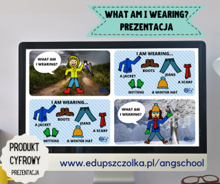 What am I wearing? - ubrania i elementy pogody PREZENTACJA - plik PDF i PPTX