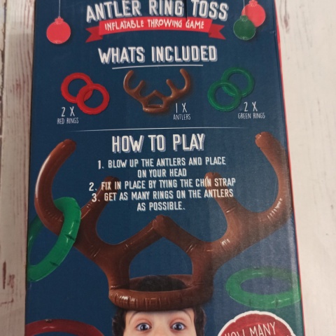 Antler Ring Toss - nadmuchiwane poroże i kółka NOWA