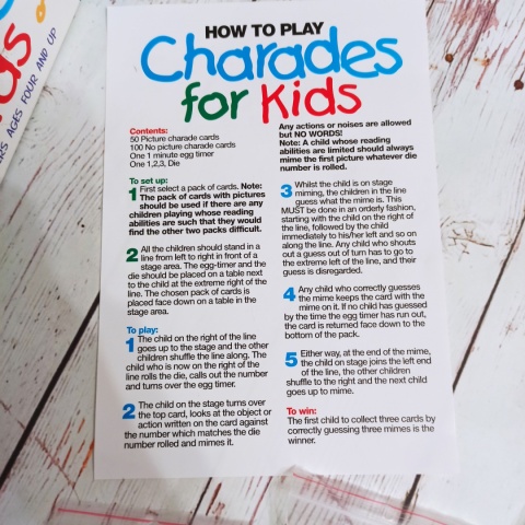 Charades for Kids - Kalambury po angielsku z hasłami dla dzieci i młodzieży - obrazkowe i słowne