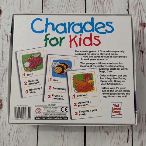 Charades for Kids - Kalambury po angielsku z hasłami dla dzieci i młodzieży - obrazkowe i słowne