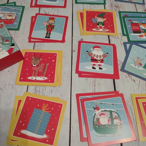 Christmas Festive Snap Game , Memory - 52 grube karty