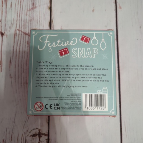 Christmas Festive Snap Game , Memory - 52 grube karty