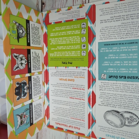 FLUFF - gra z kolorowymi kośćmi, 4 kolorowe pojemniki