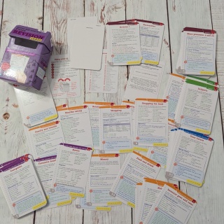 French GCSE Revision Cards nauka francuskiego z angielskimi tłumaczeniami