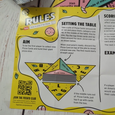 Gra P is for Pizza - po angielsku