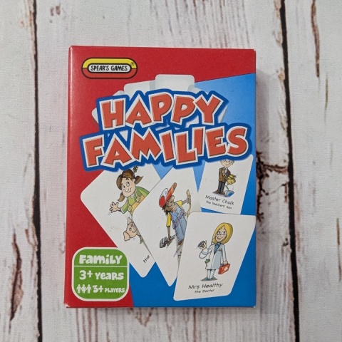 Happy Families karty z rodzinami i zawodami