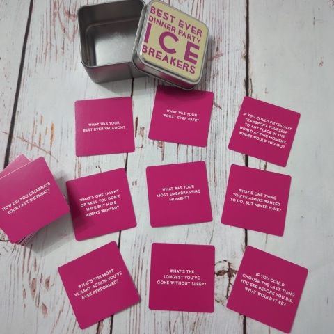 ICE BREAKERS - CONVERSATION CARDS - pytania po angielsku na rozgadanie