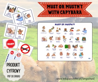 MUST or MUSTN'T with Capybara - zestaw PDF