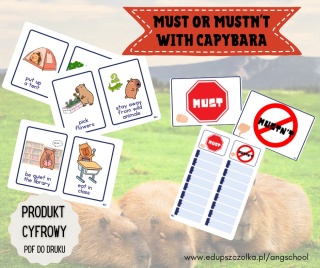 MUST or MUSTN'T with Capybara - zestaw PDF