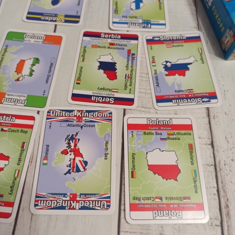 MAPOMINOES - EUROPE - gra z krajami Europy